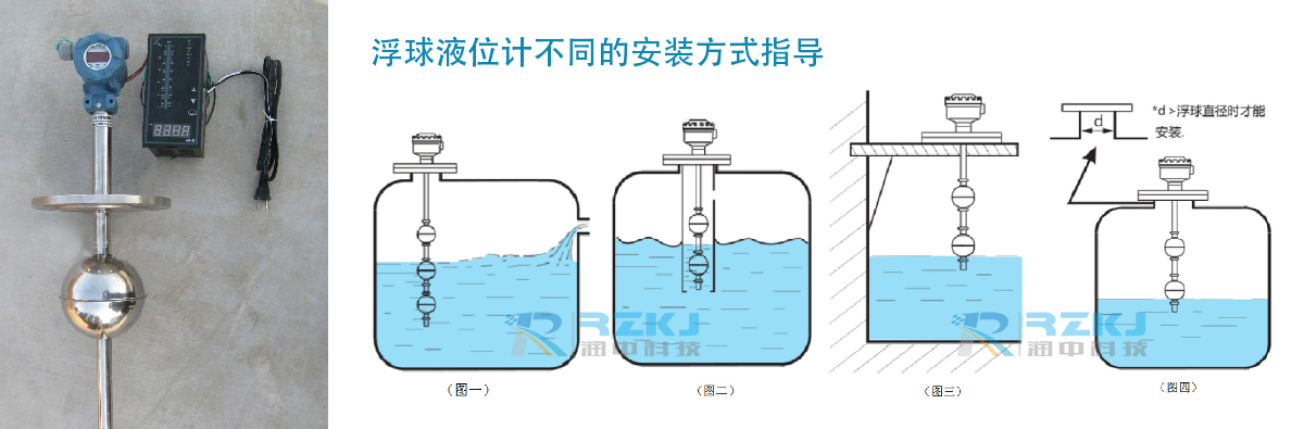 浮球液位計安裝方式指導